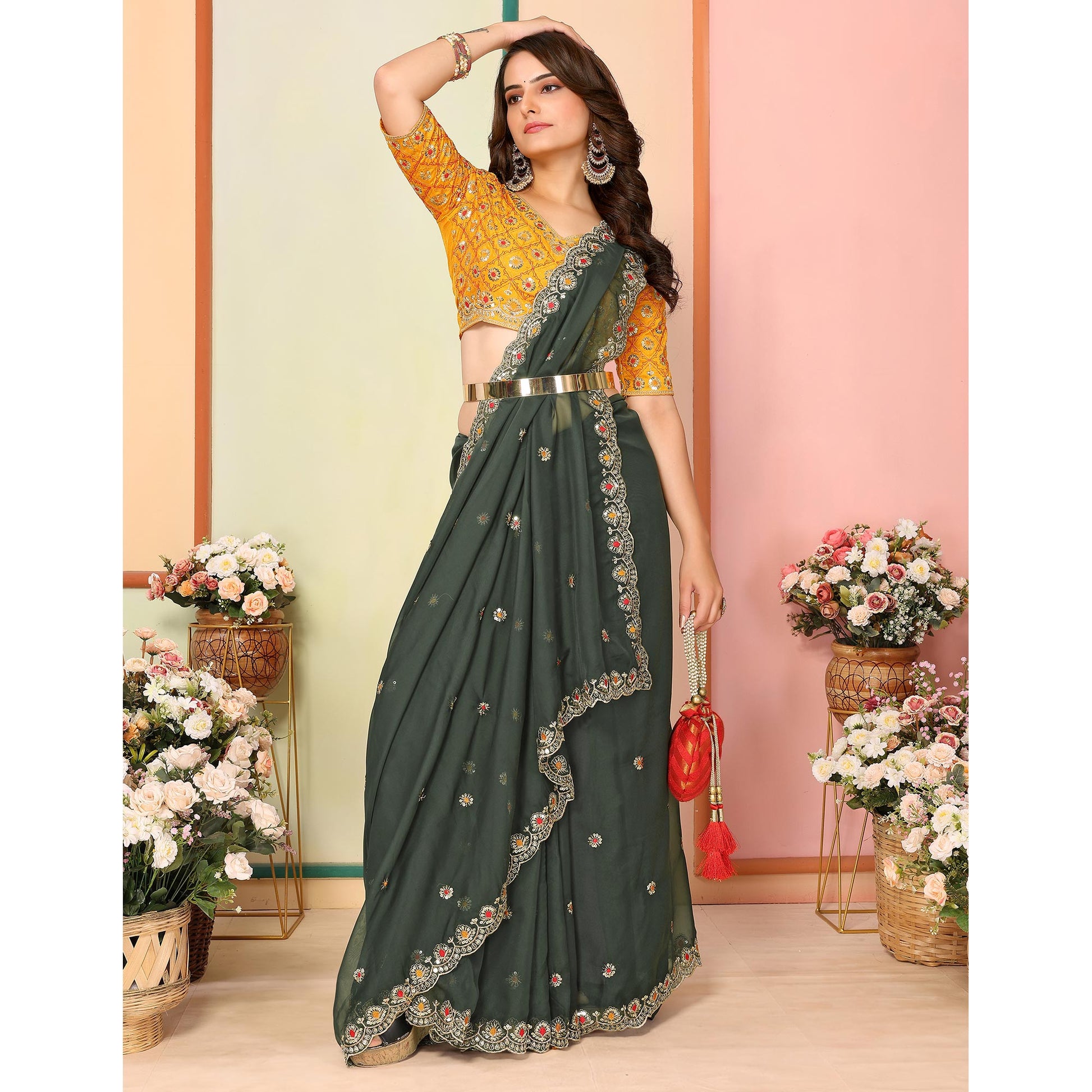 green-sequins-embroidered-embroidered-organza-saree-1