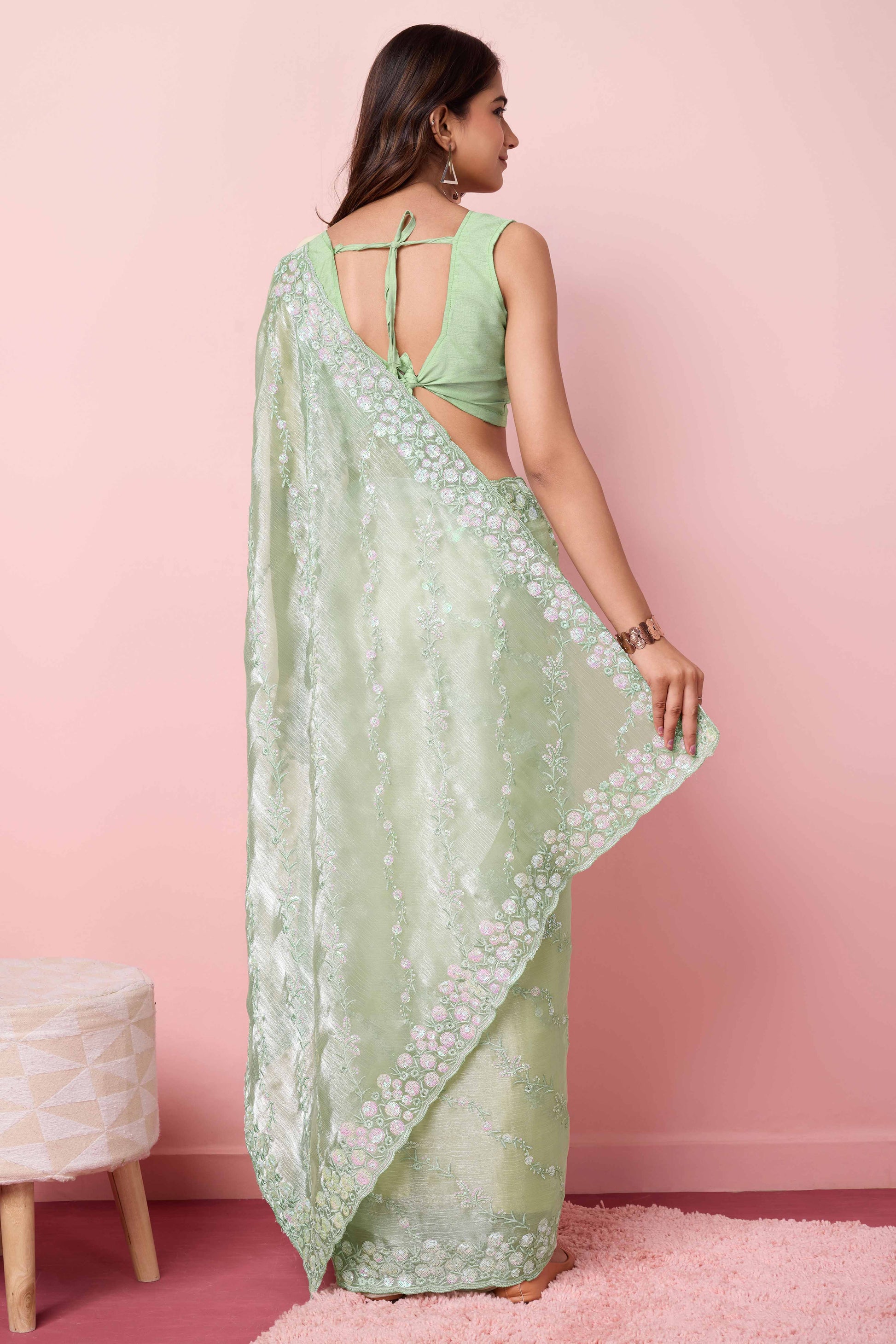 green-floral-sequins-embroidered-burberry-silk-saree