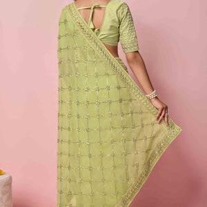 green-sequins-embroidered-georgette-saree-17
