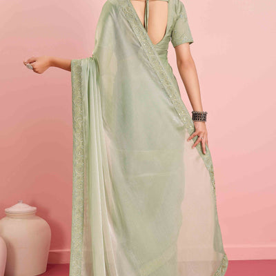 green-solid-with-sequins-embroidery-border-mulberry-silk-saree