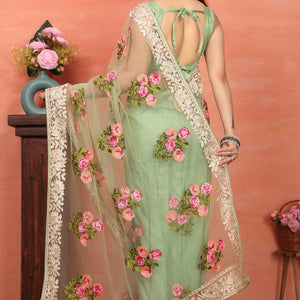 green-floral-embroidered-net-saree-8