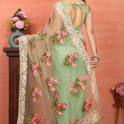 green-floral-embroidered-net-saree-8