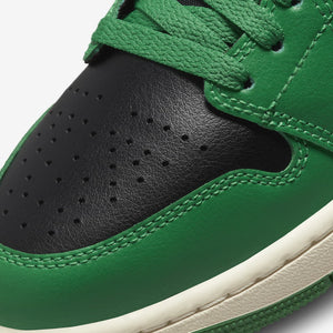 Jordan | AIR JORDAN 1 MID  { BLACK/LUCKY GREEN-AQUATONE-SAIL