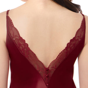Eternal Bliss Satin Camisole - Rio Red
