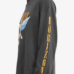 Represent | REBORN LONG SLEEVE T-SHIRT  { AGED BLACK