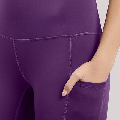 Energize Panelled Tights - Imperial Purple