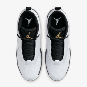 JORDAN | MAX AURA 6 { WHITE/METALLIC GOLD-BLACK