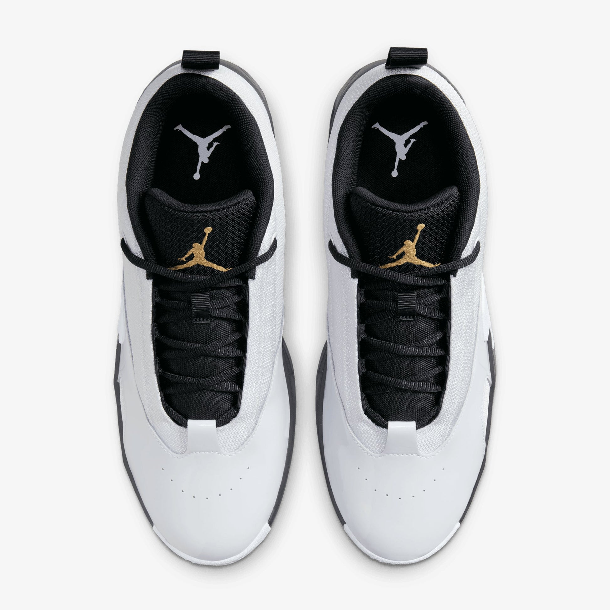 JORDAN | MAX AURA 6 { WHITE/METALLIC GOLD-BLACK