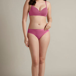 Smooth Style Padded Non-Wired Cotton Bra - Malaga