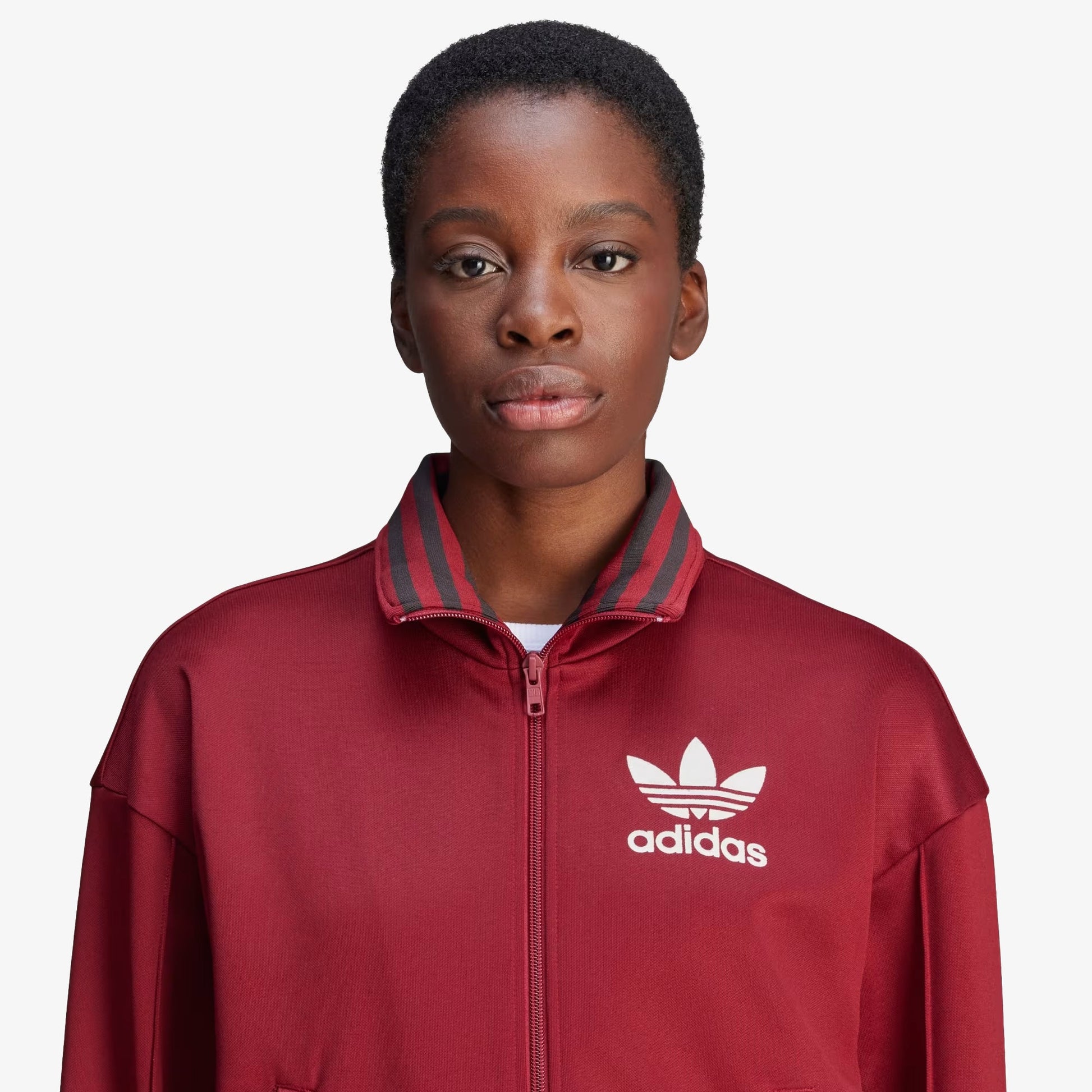 Adidas Originals | WALES BONNER TRACK TOP { BURGUNDY
