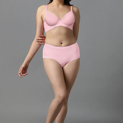Airy Padded Wired Bra - Lilac Pink