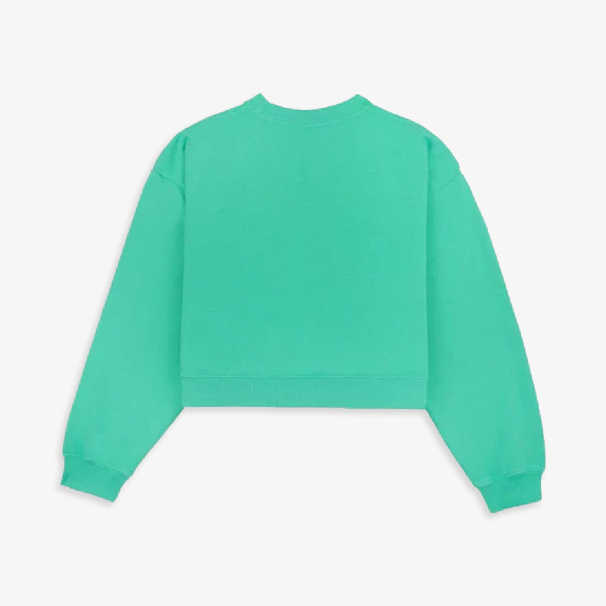 SPORTY & RICH | NY TENNIS CLUB CROPPED CREW NECK CARIBBEAN { GREEN