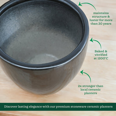 Echoing Eternity Ceramic Planter