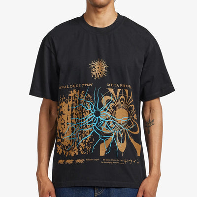 EDWIN | ANALOGUE METAPHOR T-SHIRT { BLACK