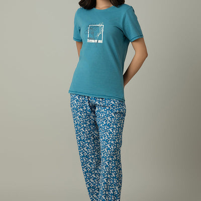 Full Length Pyjama Bottom - Vallarta Ditsy Print