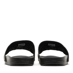 adidas Adilette Comfort Slides Core Black Gold Metallic