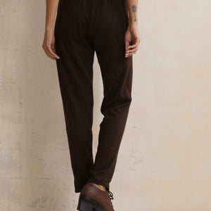 trueBrowns Brown Woollen Pants