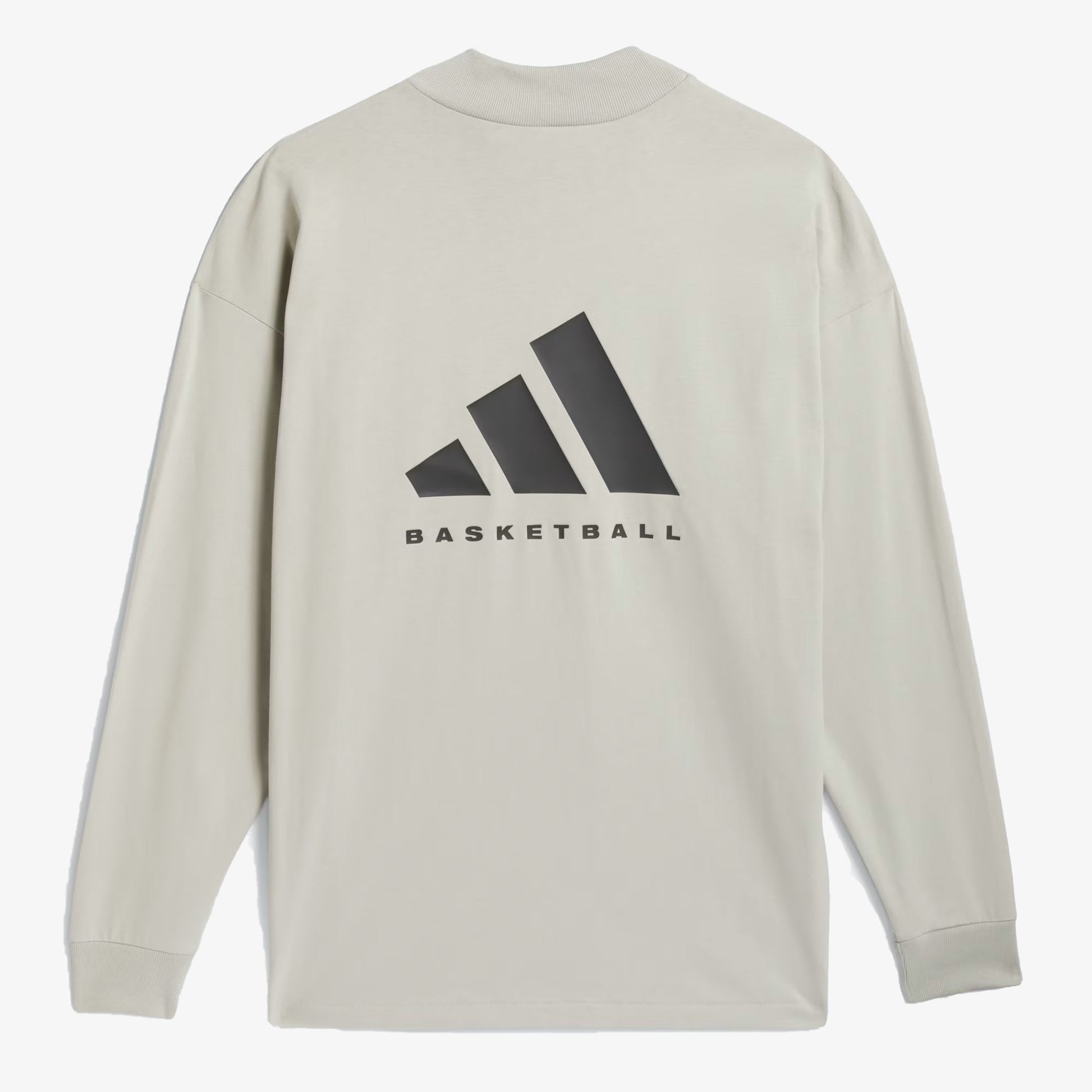 Adidas | BASKETBALL LONG SLEEVE TEE  { SESAME