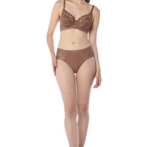 Luxe Support Non-Padded Wired Bra  - Nutmeg