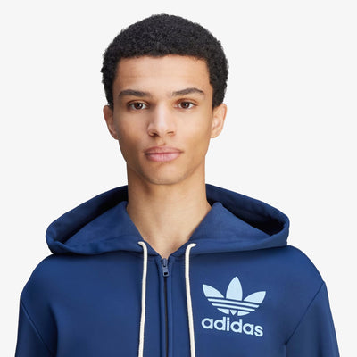 ADIDAS ORIGINALS | WALES BONNER TRACK HOODIE { COLLEGIATE NAVY