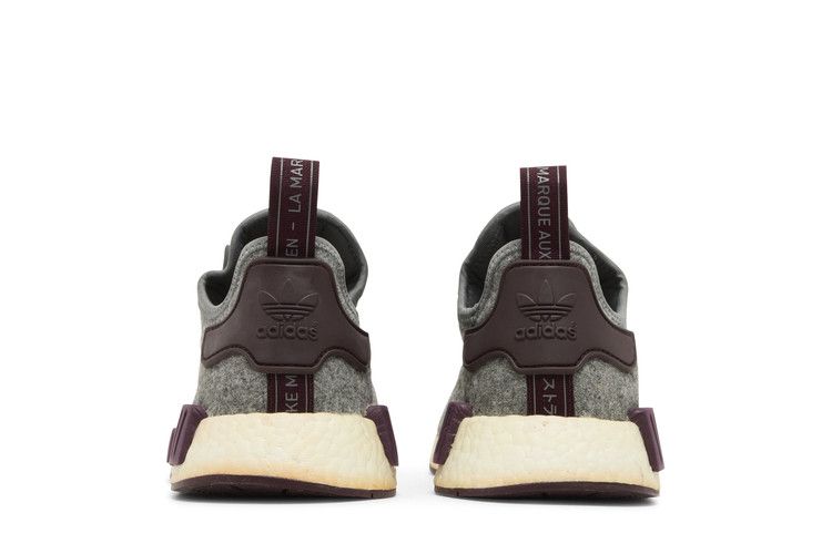 adidas NMD R1 Wool Grey Four Maroon