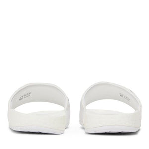 adidas Adilette Boost Slides White Black Stripes