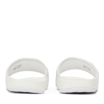 adidas Adilette Boost Slides White Black Stripes