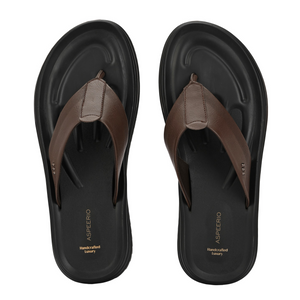 Comet Leather Slippers by Aspeerio