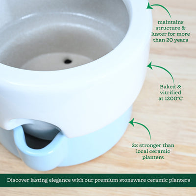 Flower Sunflower Ceramic Planter