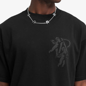 Represent | CHERUB INITIAL T-SHIRT  { BLACK