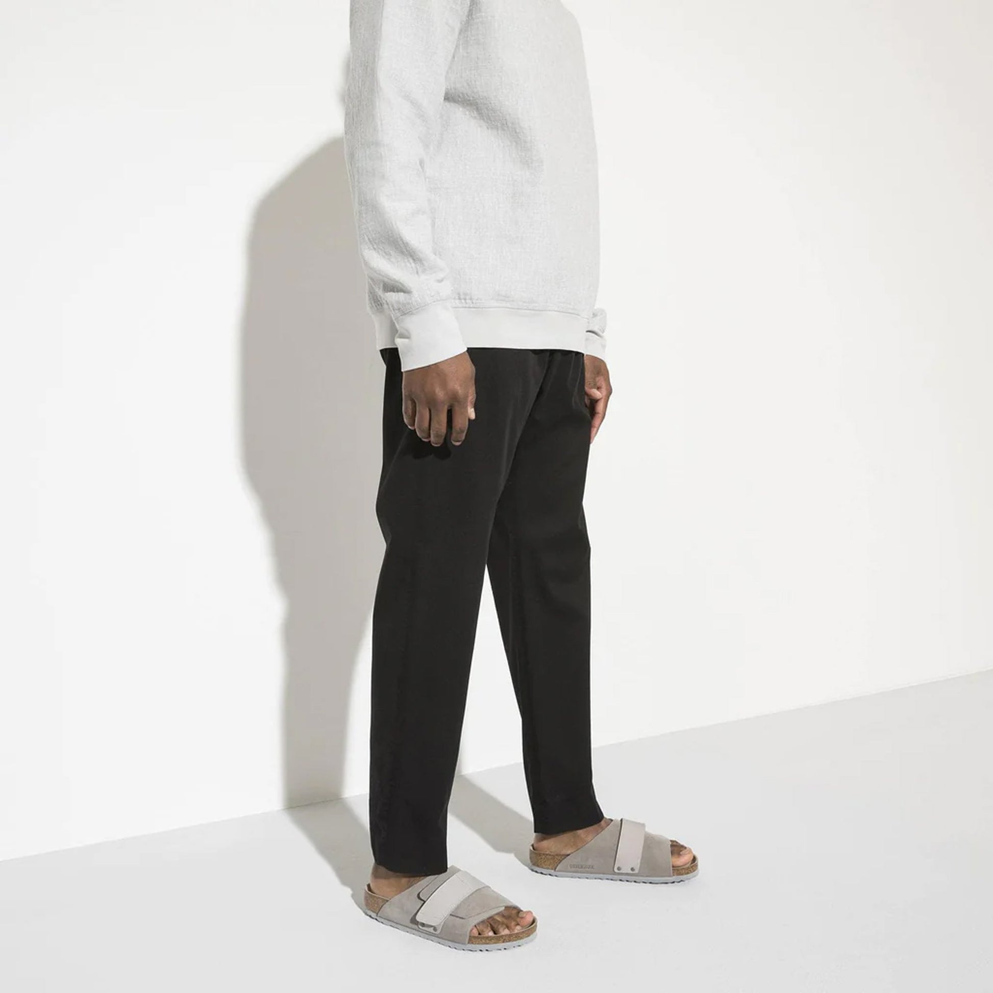 Birkenstock | KYOTO NUBUCK/SUEDE LEATHER  { GRAY