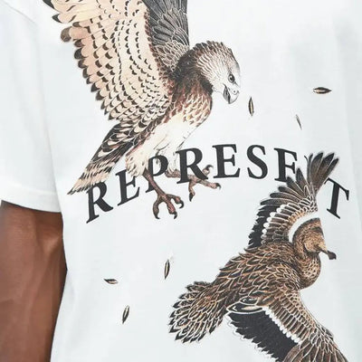 Represent | BIRDS OF PREY T-SHIRT  { WHITE