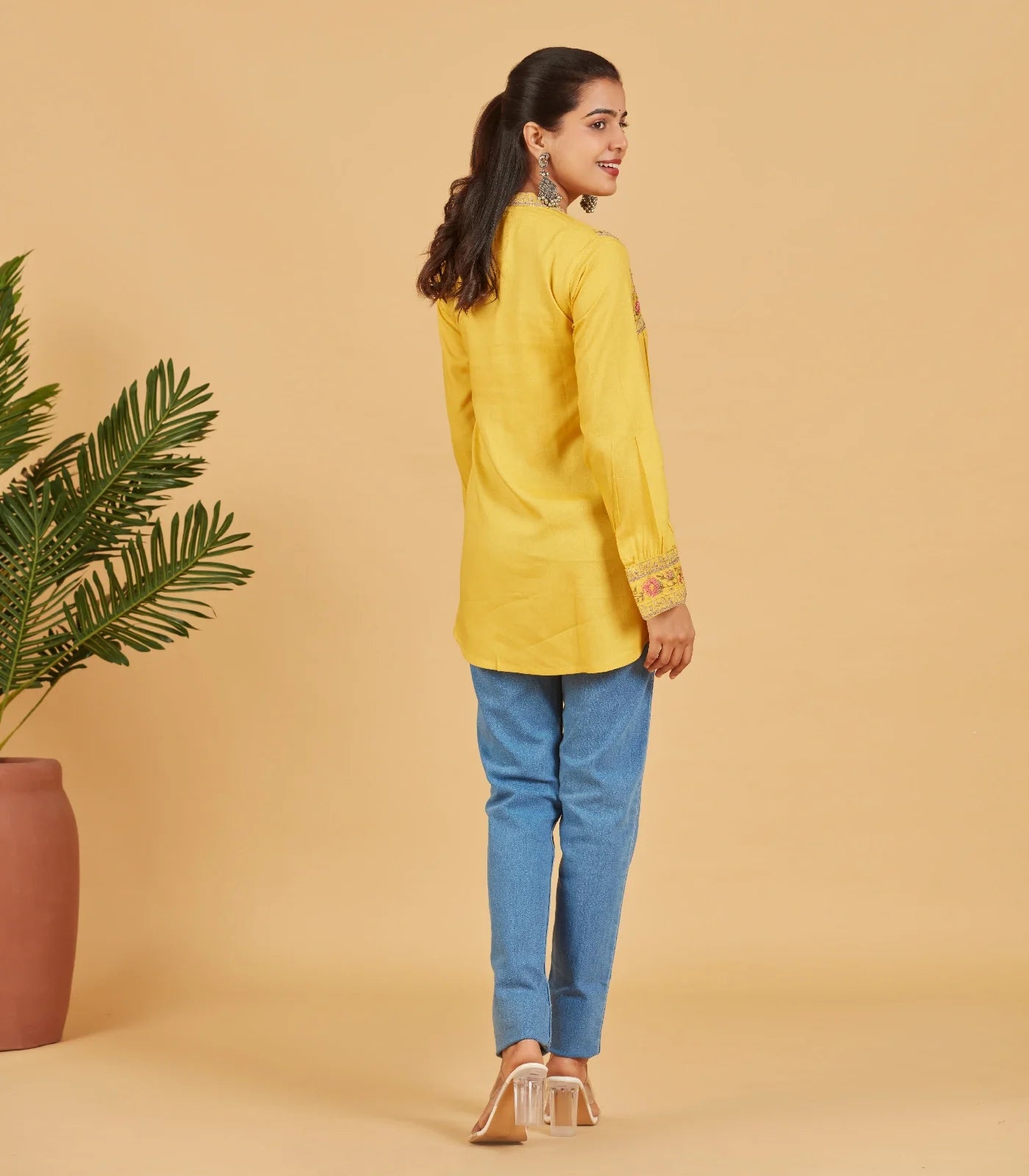 Sunshine Yellow Short Top