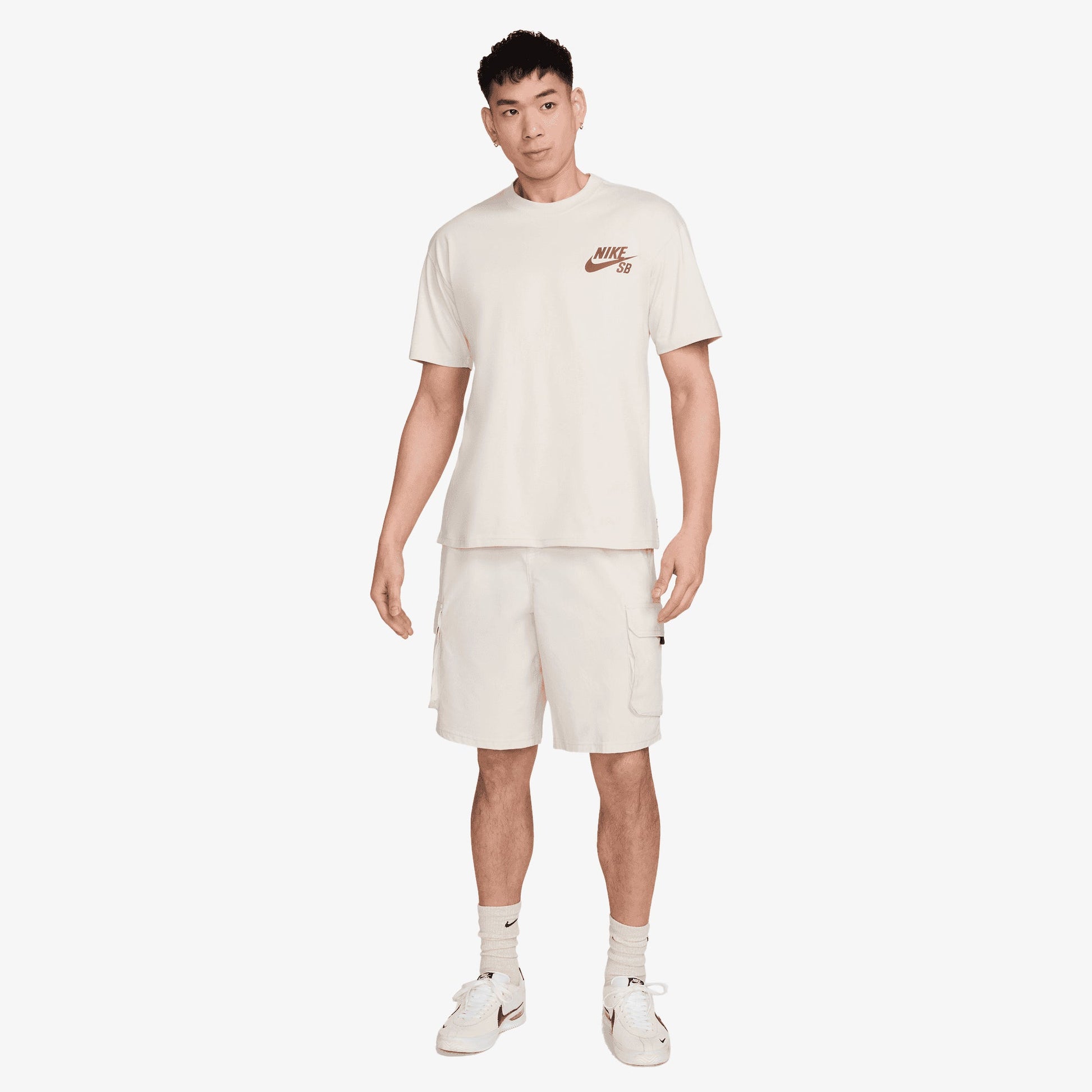 NIKE | SB LOGO SKATE T-SHIRT { LIGHT BONE