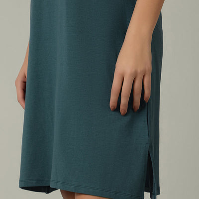 Comfort Sleep Dress - Weekend Vibes Print