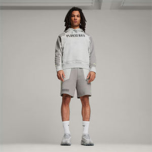 Puma | x PLEASURES HOODIE  { LIGHT GRAY HEATHER