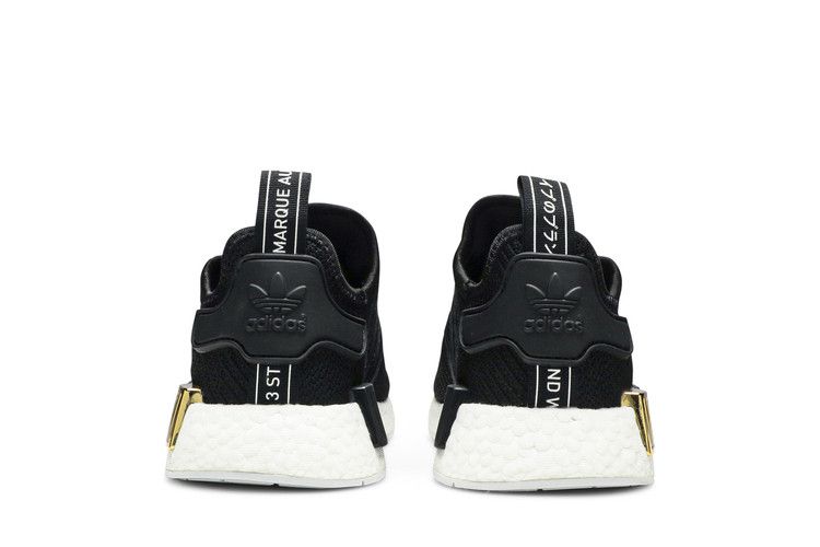 adidas NMD R1 Black Gold Metallic (Women's)