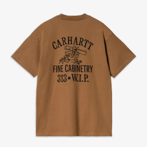 Carhartt | S/S CABINETRY T-SHIRT { BROWN