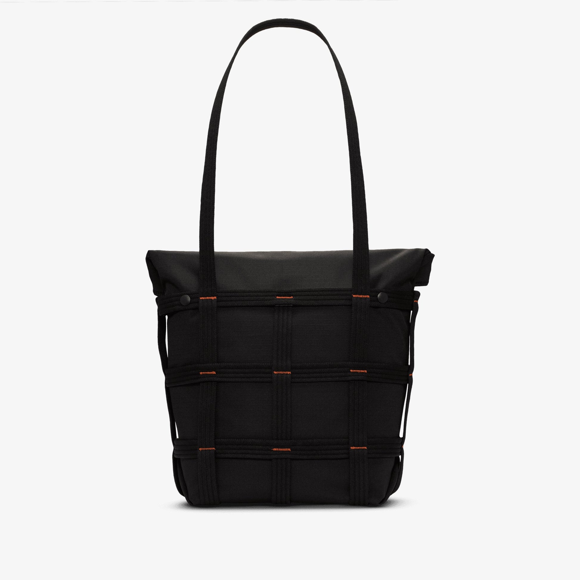 NIKE | SPORTSWEAR CARGO TOTE (12L) { BLACK/BLACK/ORANGE