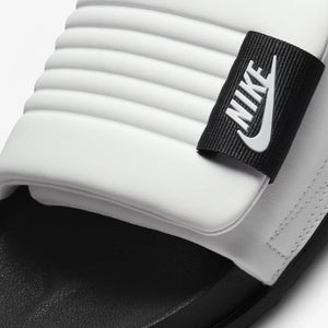 Nike | OFFCOURT ADJUST  { SUMMIT WHITE/SUMMIT WHITE-BLACK