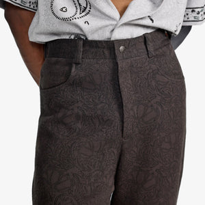F A R A K | BASICS MONOCHROME PANT { BROWN