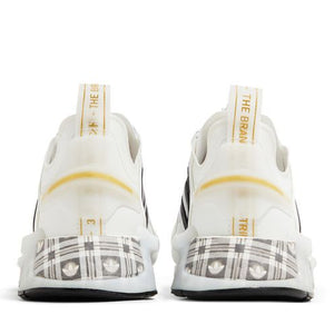 adidas NMD R1 V3 White Black Gold Tartan Trefoil