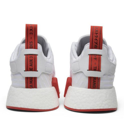 adidas NMD R2 White Core Red Two Toned