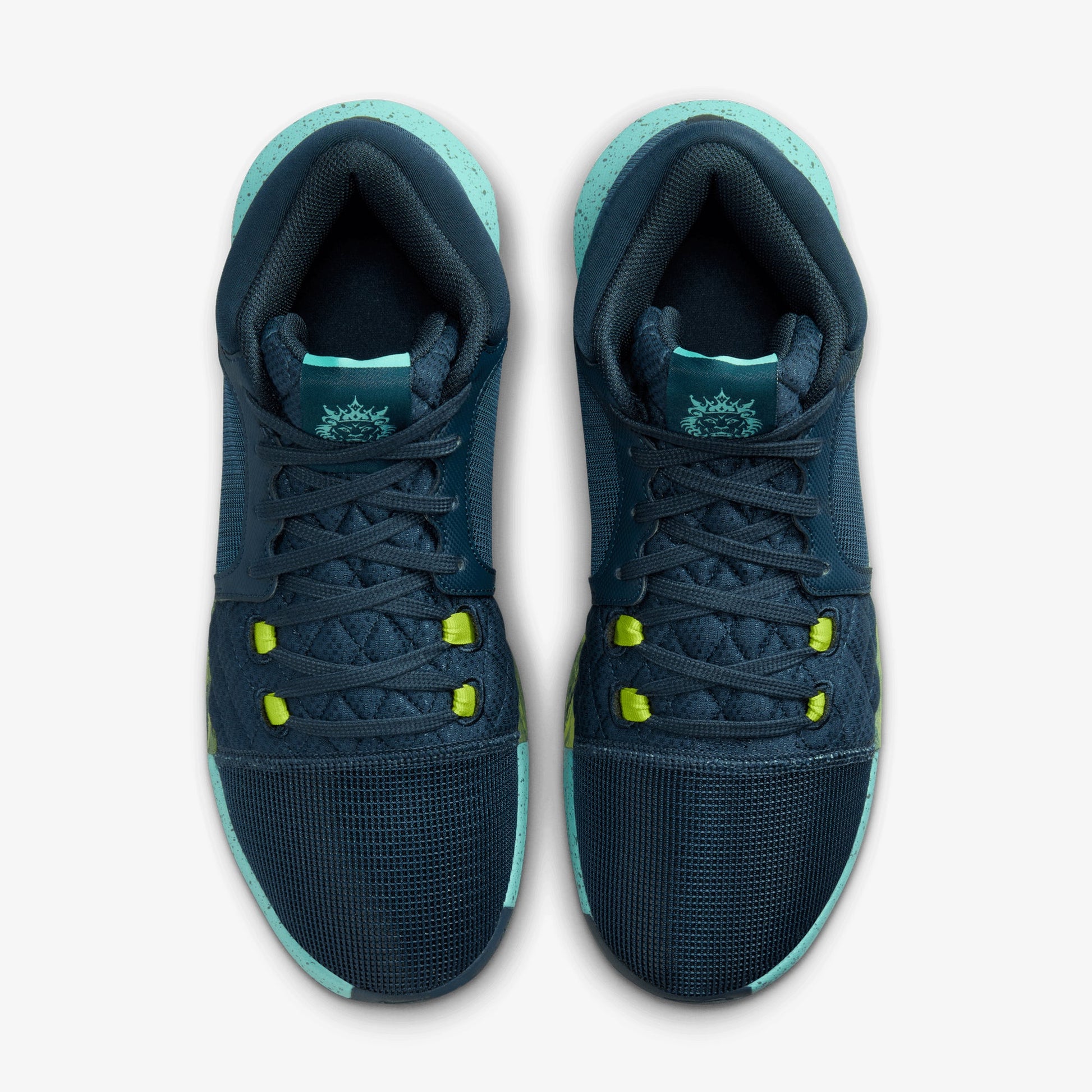 Nike | LEBRON WITNESS 8 EP  { ARMORY NAVY/CYBER-GREEN FROST-BICOASTAL