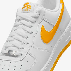 NIKE | AIR FORCE 1 '07 { WHITE/UNIVERSITY GOLD-WHITE