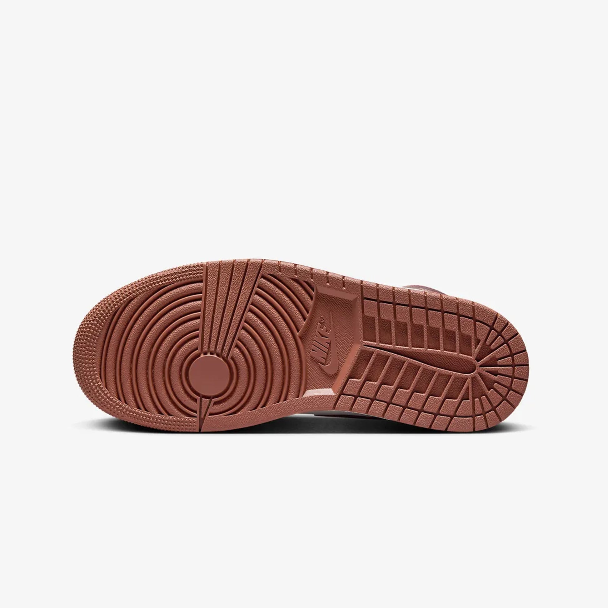 Jordan | AIR JORDAN 1 MID  { DUSTY PEACH/NIGHT MAROON-SAIL-WHITE