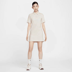 NIKE | SPORTSWEAR DRESS { LT OREWOOD BRN/WHITE