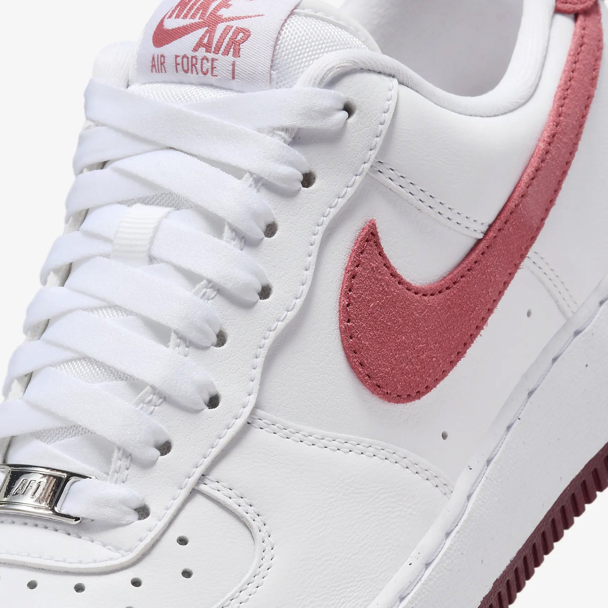 Nike | AIR FORCE 1 '07 { WHITE/ADOBE-TEAM RED-DRAGON RED