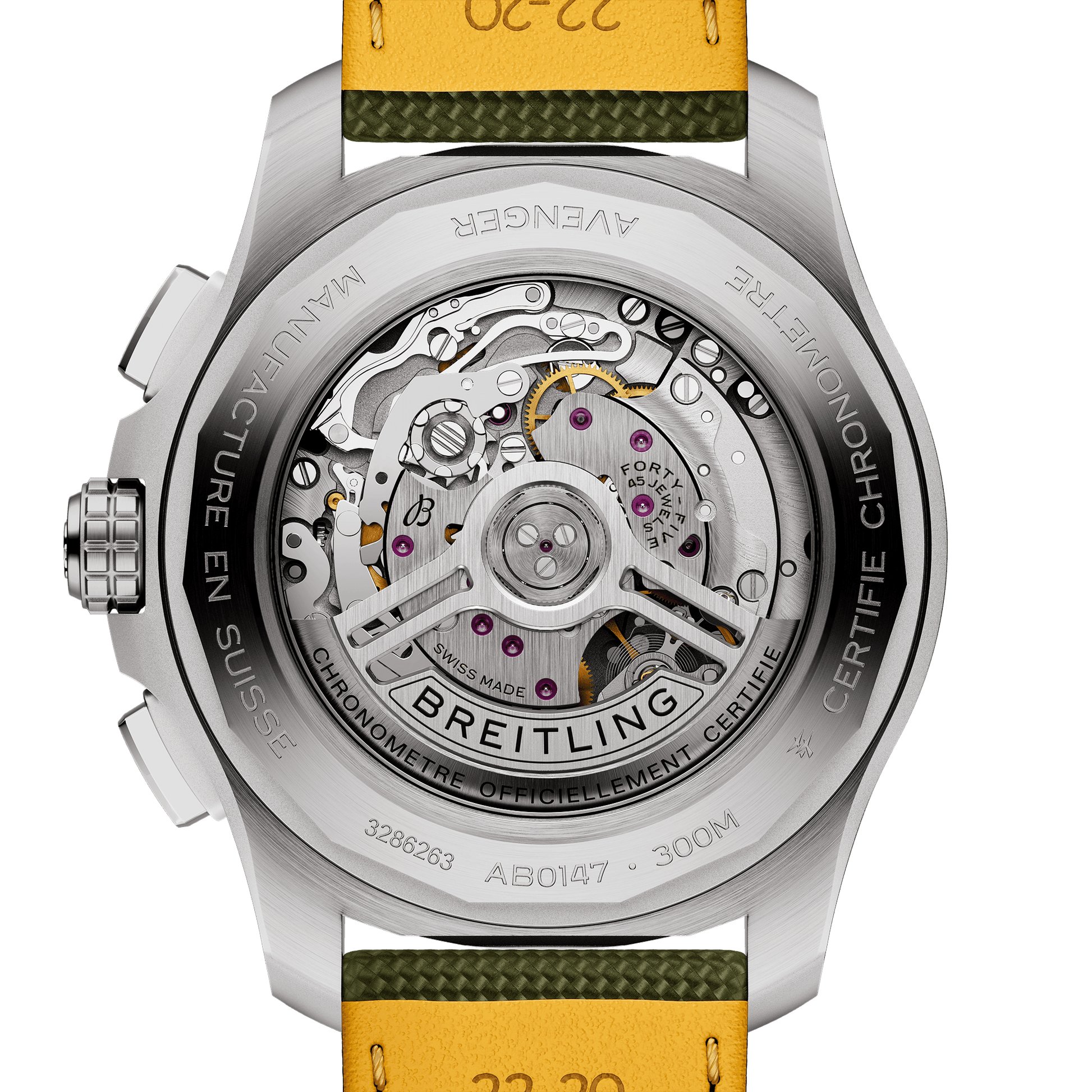 Breitling Avenger B01 Chronograph Mint Green Dial Men 44mm