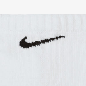 NIKE | EVERYDAY CUSHIONED TRAINING NO-SHOW SOCKS { WHITE/BLACK